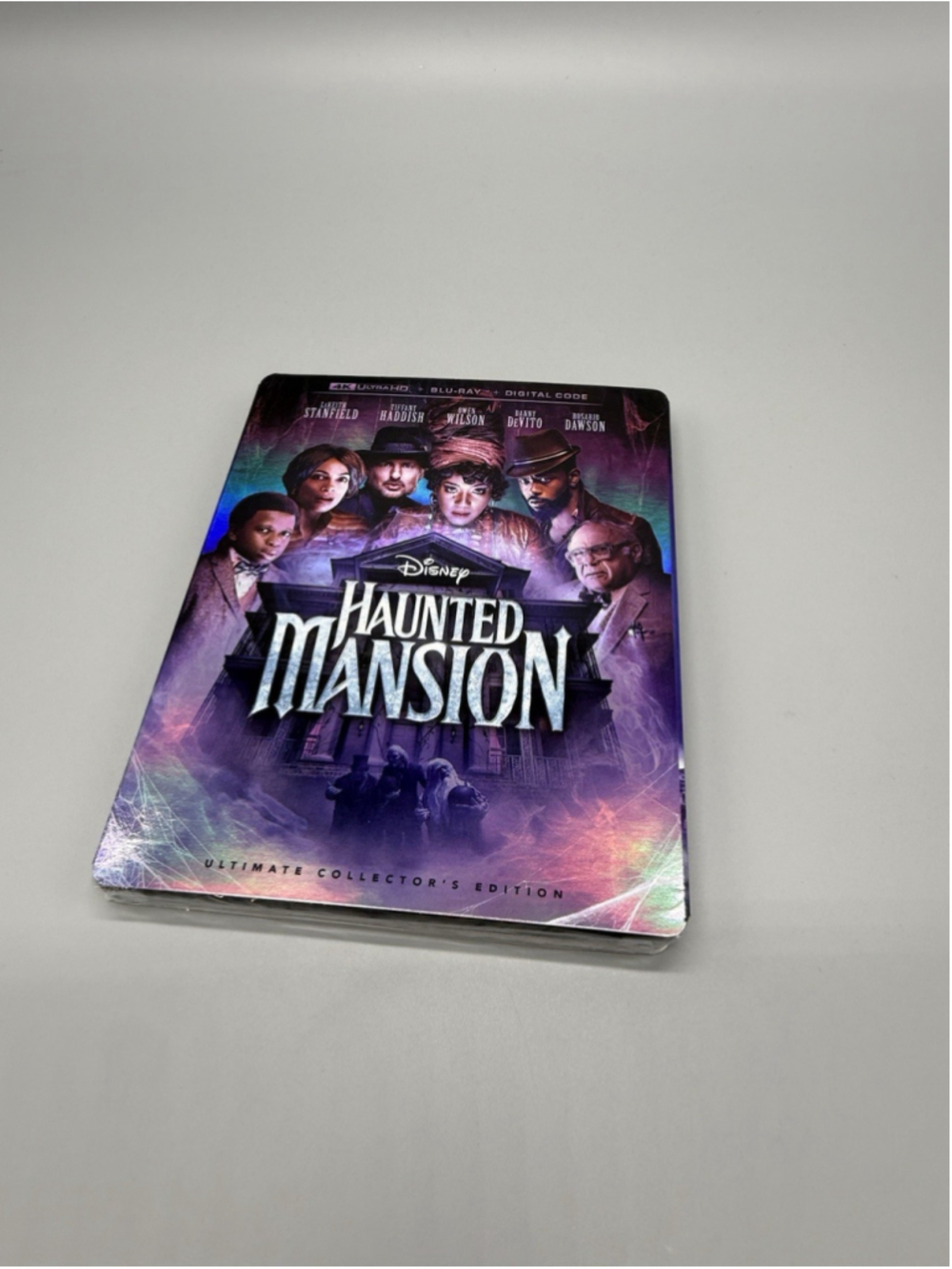 NEW - Disney HAUNTED MANSION 4K Ultra HD +Blu-ray +Digital, 2023 w/ SLIPCOVER